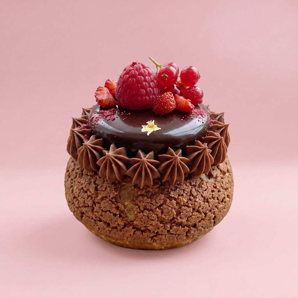 Chou Chocolat fruits rouges